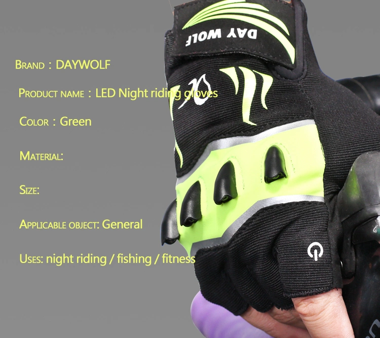 LED Lighting Riding Gloves Night Lighting Work Gloves Night Fishing / Sport Gloves Camping Gloves