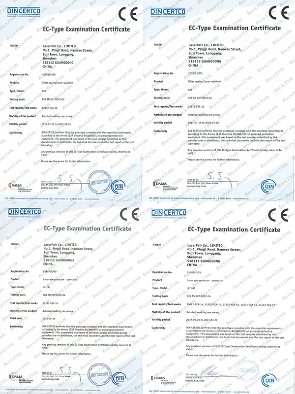 532nm & 1064nm Laser Eye Protection Glasses for Q-Switched, 200-540nm & 900-1100nm Safety Goggles with Frame 33