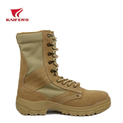 Zapatos tácticos de cuero del ejército del desierto de seguridad para hombres al por mayor