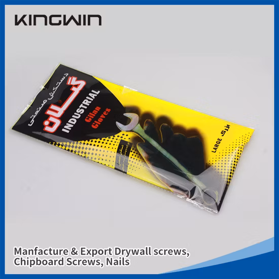 Guante de caucho natural de látex de nitrilo de trabajo al por mayor con seguridad de trabajo pesado industrial para protección de manos limpieza del hogar