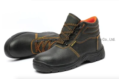 Zapatos de seguridad de cuero genuino con punta de acero
